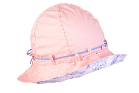 
                    Tutu kapelusz na lato rondo bucket hat morelowy UV +30
                