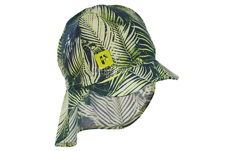 
                    Pupill Banana czapka dla dzieci na lato z osłoną karku zielona
                
