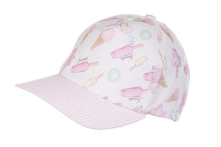
                    JAMIKS Dora czapka z daszkiem dla dziewczynki na lato lody UV
                
